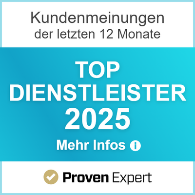 Top Service Provider 2025 – Proven Expert